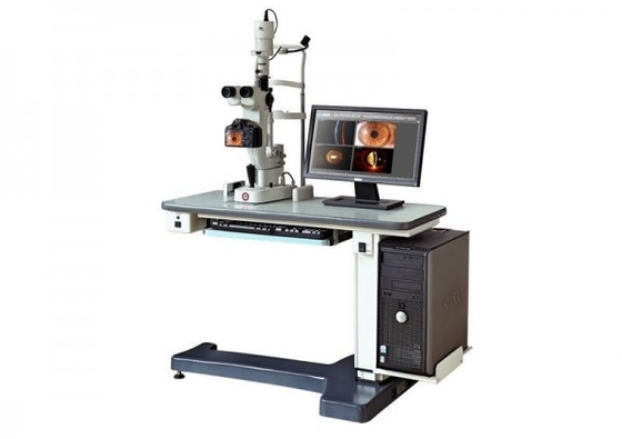 Piattaforma di funzionamento del sistema di elaborazione di immagini del microscopio della lampada a fessura per la diagnosi oftalmica
