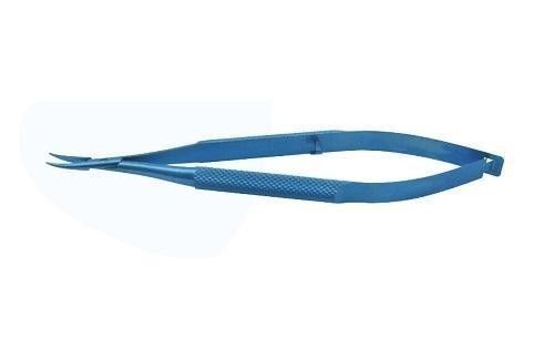 Strumento chirurgico oftalmico curvo di punta supporto dell'ago da 110 millimetri