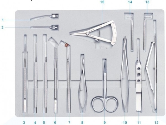 Strumento SYX15 messo per microchirurgia di glaucoma (codice No.59005)